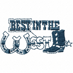 Cowboy And Hunter Embroidery Design 1